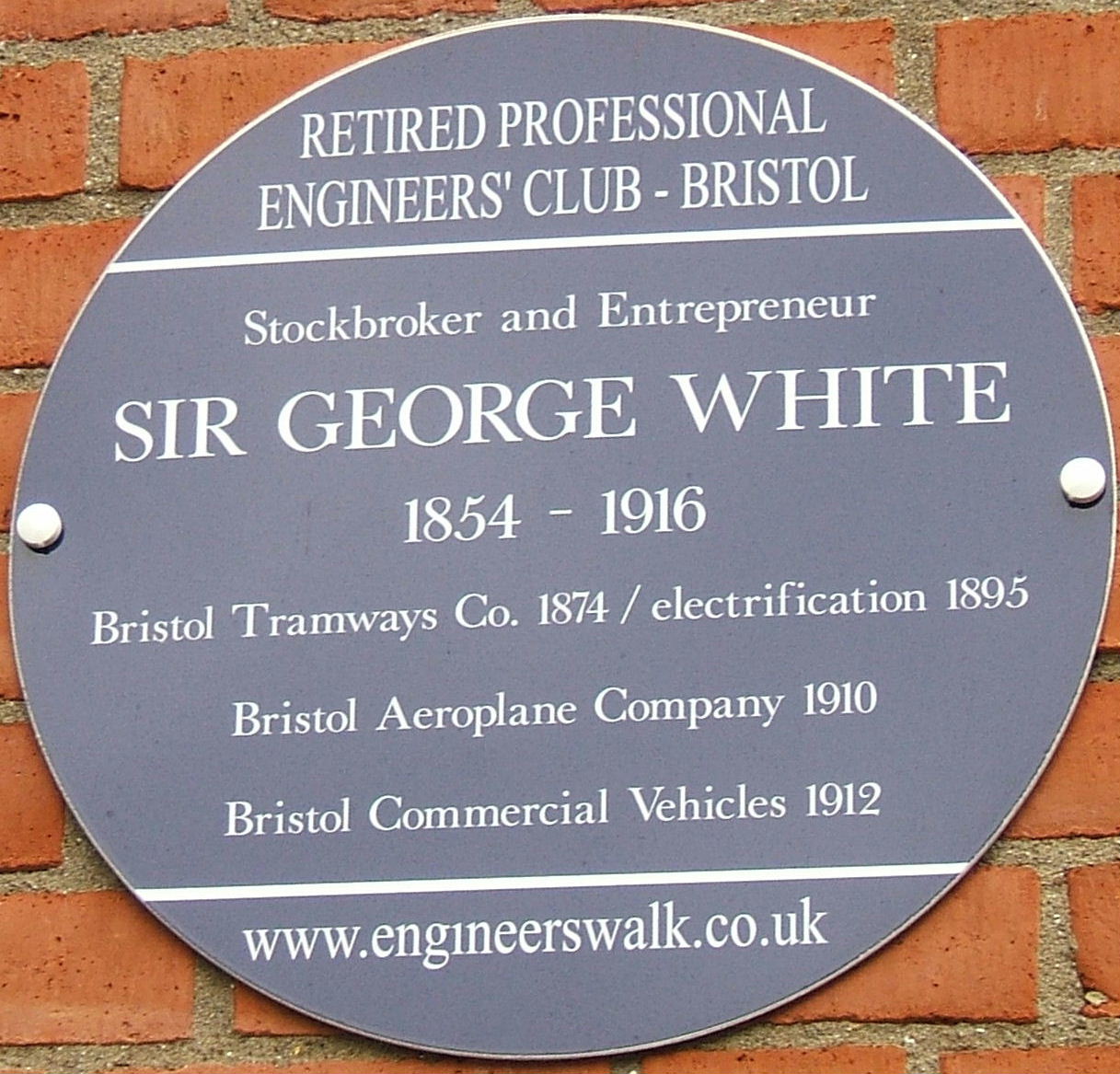 George White plaque1